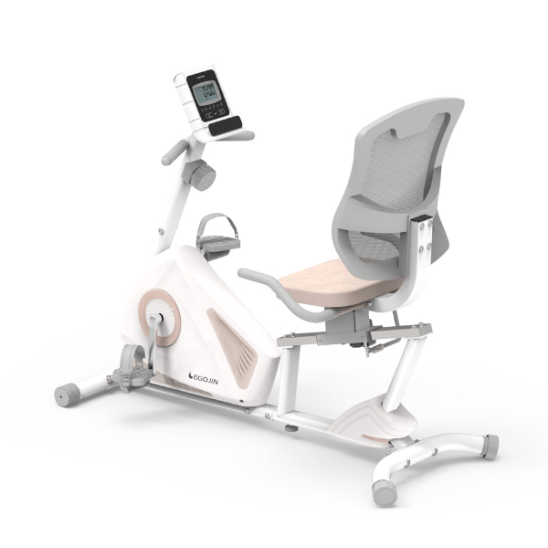 Egojin Recumbent Bike 706R White Beige